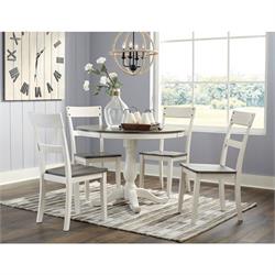 TABLE + 4 CHAIRS D287-15T/15B/01 Image